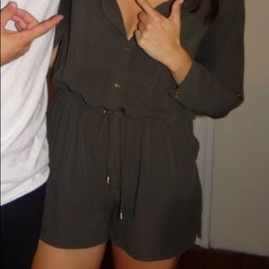 Olive Green Romper